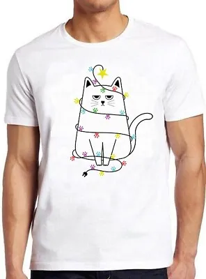 Buy Grumpy Christmas Cat Weird Vintage Cult Gift Tee T Shirt M864 • 6.35£