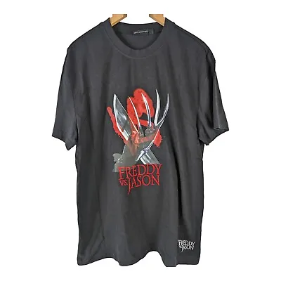 Buy Nightmare On Elm Street Friday The 13th Halloween Freddy VS Jason T-shirt Mens M • 9.91£