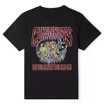 Buy Official Guns N Roses Illusion Tour Unisex T-Shirt • 17.99£