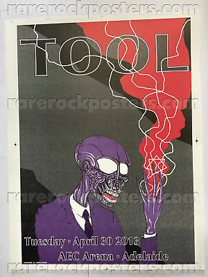Buy Tool ~ 2013 Aust Tour Gig Merch Poster ~ Adelaide ~ Artists Proof ~ Adam Jones • 315.17£