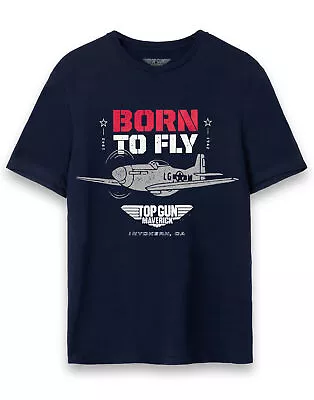 Buy Top Gun Blue Short Sleeved T-Shirt (Mens) • 16.99£
