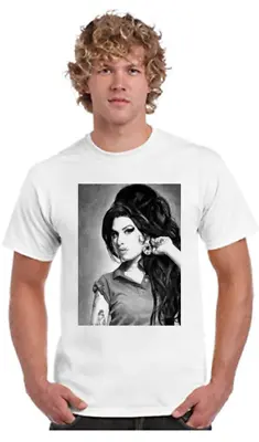 Buy Amy Winehouse Gildan T-Shirt Gift Men Unisex S,M,L,XL,2XL Plus Black Cotton Bag • 10.99£