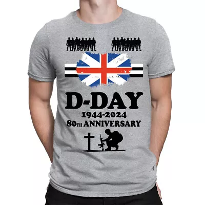 Buy 80th Anniversary 1944-2024 UK Remembrance Day Historical Mens T-Shirts #U25JGW4 • 6.99£