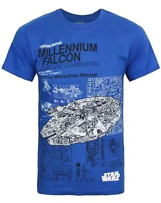 Buy Haynes Star Wars Millennium Falcon Men's T-Shirt Small • 14.99£
