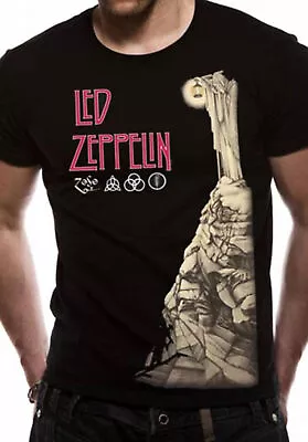 Buy Led Zeppelin Hermit Jimmy Page Robert Plant Rock Official Tee T-Shirt Mens • 16.36£