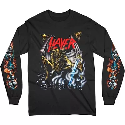 Buy Slayer 'Airbrush Demon' Long Sleeve T Shirt - NEW • 26.99£