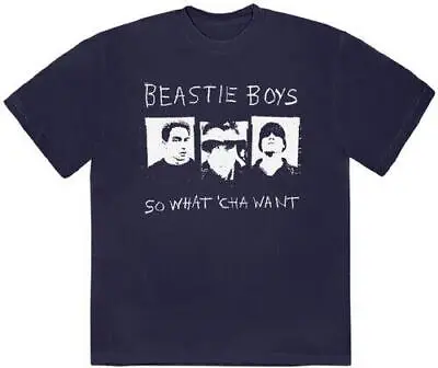 Buy BEASTIE BOYS SO WHAT CHA WANT NAVY BLUE SS TEE XL (T-shirt) • 24.09£