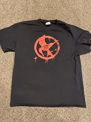 Buy Hunger Games Mockingjay Part 2 Movie Promo T Shirt Men Black Large Film • 16.27£