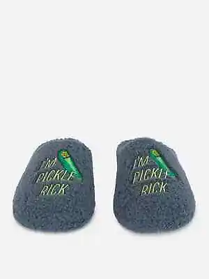 Buy Rick And Morty Pickle Rick Slippers Pickle Rick Fleece Slippers Limited Edition • 22.99£