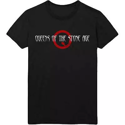 Buy Queens Of The Stone Age Unisex T-Shirt: Text Logo OFFICIAL NEW  • 18.58£