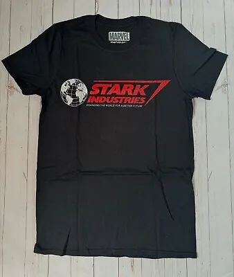Buy Marvel Stark Industries T-Shirt New Unisex Licensed Merch • 14£