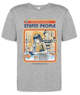 Buy Film Movie Funny Birthday T Shirt For Lets Find A Cure For Stupid People Fans • 6.49£