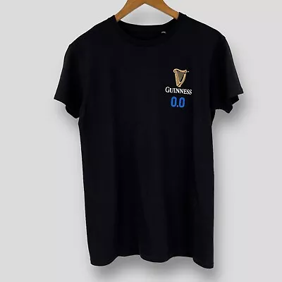 Buy GUINNESS Six Nations Black T-shirt With Print On Back SIZE M Brand New • 7.95£