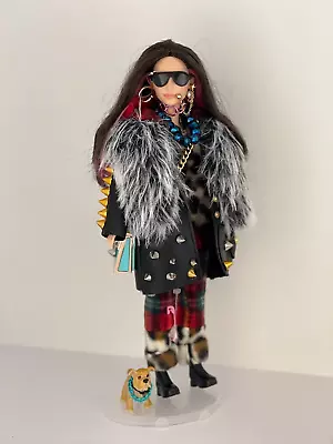 Buy Barbie Doll In PUNK ROCK Goth Handmade Clothes Custom Accessories Unique Gift (u • 61.99£
