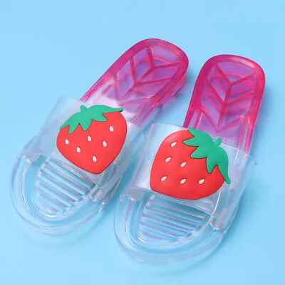 Buy  Summer Beach Strawberry Slipper Plastic Trandparent Non-skid Cool Slipper For • 13.89£