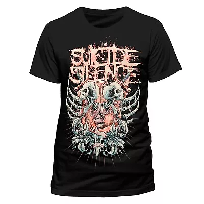 Buy Suicide Silence Double Skull T-Shirt Gr.L Carnifex All Shall Perish Whitechapel • 23.59£