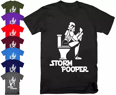 Buy STORM POOPER T Shirt Top Funny Star Wars Jedi Rude Sarcastic Joke Novelty S-5XL • 9.99£