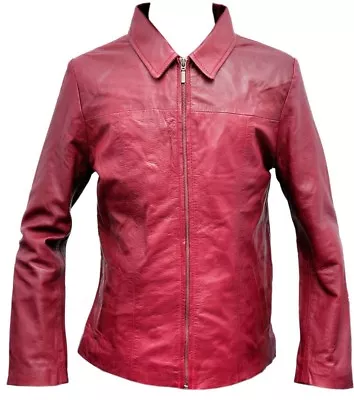 Buy Big Women Leather Jacket Ladies Fashion Classic Soft Lamb Leather Jacket   • 99.28£