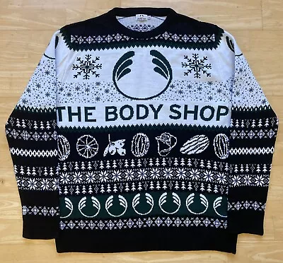 Buy Large 44  Inch Chest The Body Shop Christmas Ugly Sweater Jumper Xmas • 19.99£