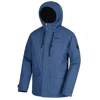 Buy Regatta Mens Syrus Waterproof Outdoor Jacket Hooded Zip Coat • 34.99£