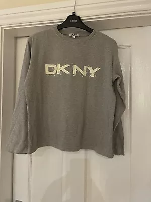 Buy Medium , Donna Karen New York Designer Long Sleeve T-shirt • 0.99£