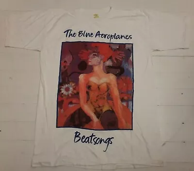 Buy THE BLUE AEROPLANES Beatsongs Vintage 1991 T Shirt Tour Unworn XL Pixies REM LP • 118.80£