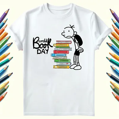 Buy World Book Day Wimpy Kid T-Shirt Funny Book Day Character Wimpy Kid Top #V #WBD • 8.99£
