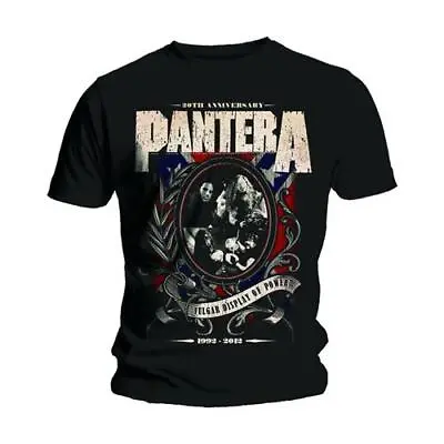 Buy Pantera - Anniversary Shield Band Band T-Shirt Official Merch NEU • 20.68£