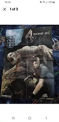 Buy Resident Evil 4 Promo Poster Double Sided 54x78cm 2005 100% Original VGC RARE • 50£