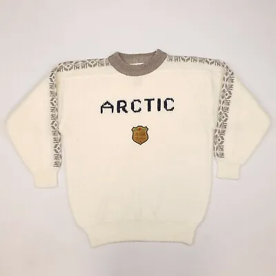 Buy ICE BREAKER Mens Vintage Sweater Jumper Retro ARCTIC Pullover MEDIUM • 29.95£