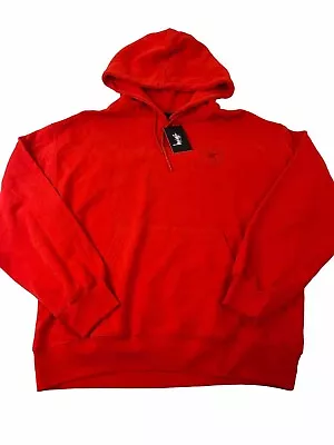 Buy Stüssy Banks Terry Hoodie, Size Large, Red • 70£