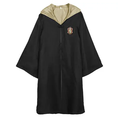 Buy Harry Potter Hufflepuff Cosplay Cloak Robe Costume Halloween Kids Adult Outfit • 12.30£