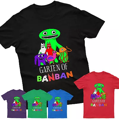 Buy Garten Of Banban Kids T-Shirt Gaming Game Boys Girls Top Tee Rainbow Friend Gift • 10.49£
