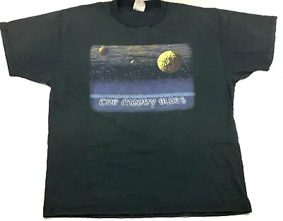 Buy Vtg 90s Moody Blues Time Traveler T-Shirt 2-Sided Tour Concert Cities US Tee 2XL • 74.68£