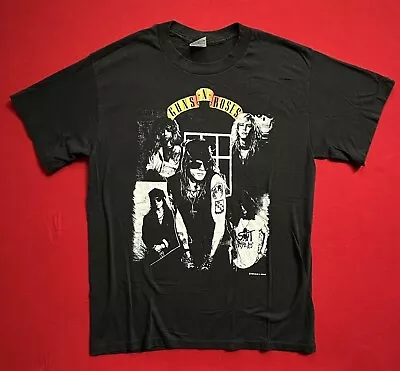 Buy Vintage Guns N Roses Gnr Vintage Appetite For Destruction Era L Tour Shirt 1988 • 193.02£