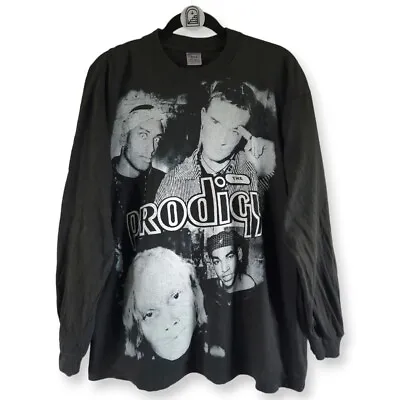 Buy Vintage Prodigy Long Sleeve Shirt 1990 L • 285£