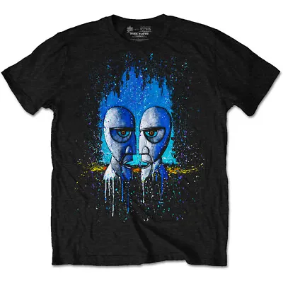 Buy Pink Floyd Men's Black Short Sleeve T-Shirt Division Bell Drip Official Classic • 13.95£