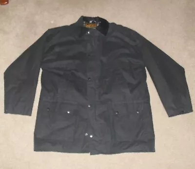 Buy Men's Game Technical Apparel Waxed Cotton Coat / Jacket XL Colour Blue • 19.99£