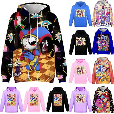 Buy The Amazing Digital Circus Hoodie Kids Boys Girls Pullover Hooded Sweatshirt Top • 8.86£