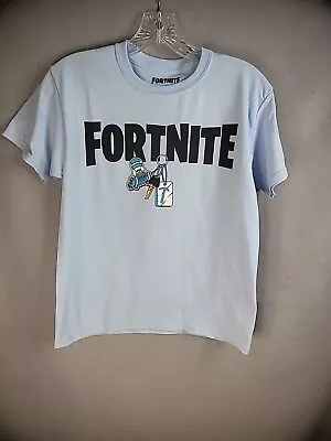 Buy New Fortnite Boys XL Extra Large Blue Black Graphic Game Video Player • 15.22£