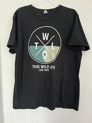 Buy This Wild Life T-Shirt Low Tides 2016 Tour Rock Pop Punk Band Acoustic TWL  XL • 15£
