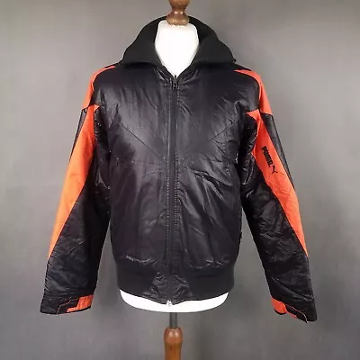 Buy PUMA Mens Vintage RETRO Jacket Reversable LARGE (FITS LIKE MEDIUM) Black • 45£