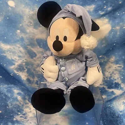 Buy Disney Store Mickey Mouse Plush In Blue Pyjamas Bedtime Collectible Approx 16  • 9.99£