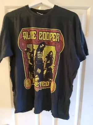 Buy Alice Cooper Elected Official T Shirt Large 1969 2011 Desgin Worn But Looks Grea • 10£
