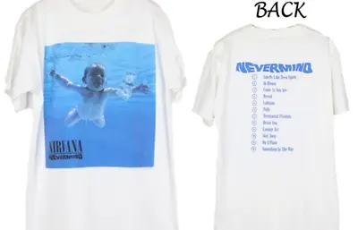 Buy NIRVANA ~ NEVERMIND ~ Double Sided T-Shirt Mens Size XL ~ Kurt Cobain RETRO 90s • 20.03£