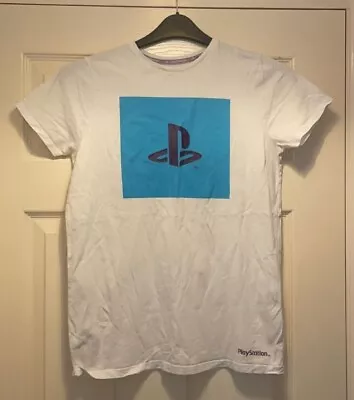 Buy Childrens T Shirt Size 12-13 Years UK Kids Playstation Genuine Merch White Blue • 9.99£