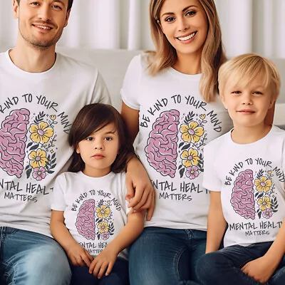 Buy Mental Health Awareness End The Stigma Funny Inspiring T-Shirt #MHA1 • 6.99£