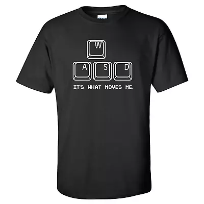 Buy WASD Funny Novelty Computer PC Gamer Gaming Keyboard Logo T-shirt/Tee • 17.99£