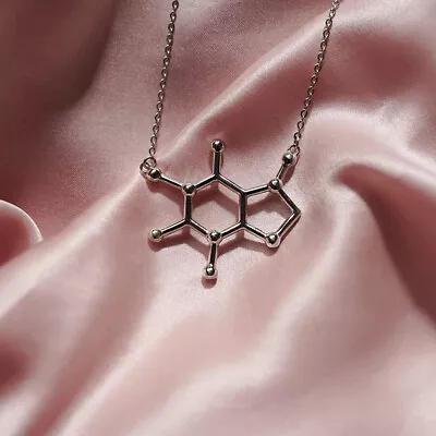 Buy Chemical Necklace Alloy Pendant Organic Chemistry Jewelry • 7.28£