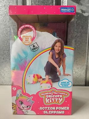 Buy Walmart Rainbow Unicorn Light Up Claw Slippers Age 3+ One Size BNIB • 11.95£